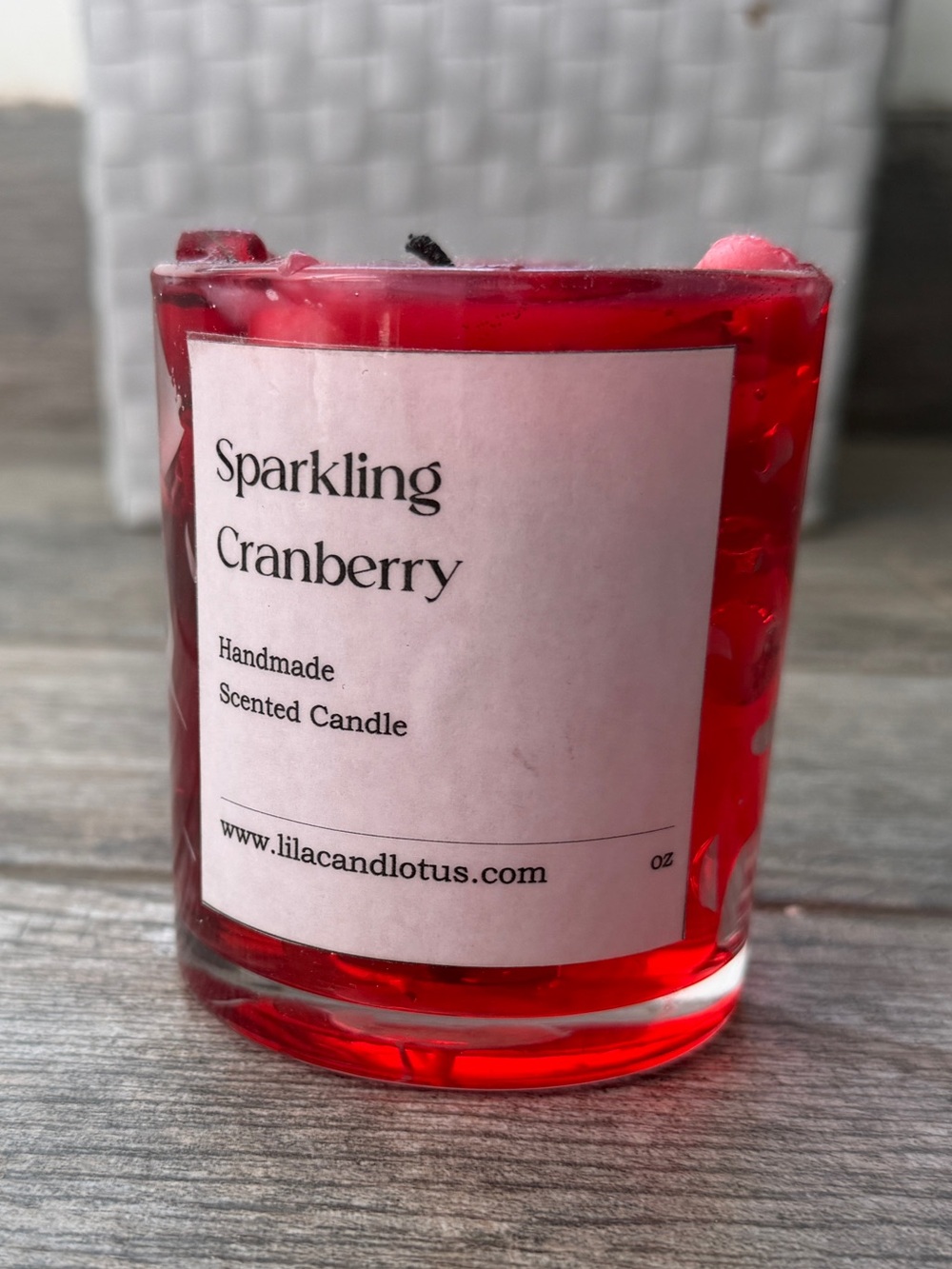 Sparkling Cranberry Scented Candle
